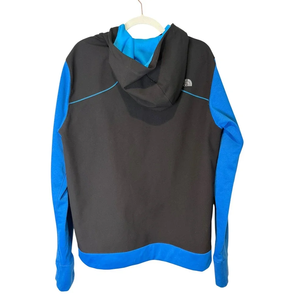 The North Face Kilowatt Jacket Mens Large Black Blue Mountain Athletics Hoodie